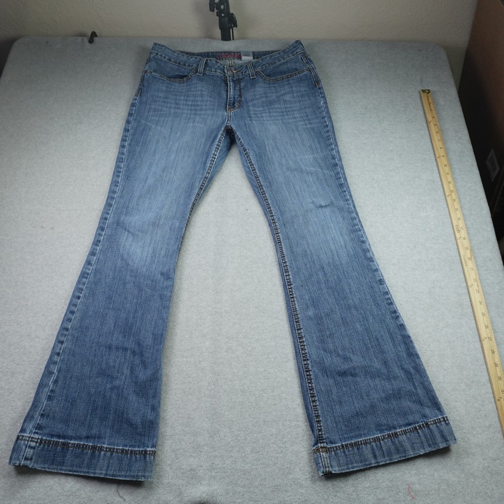 Cinch Lynden Jeans Women 32/13 R Blue Western Bootcut Cowgirl Stretch